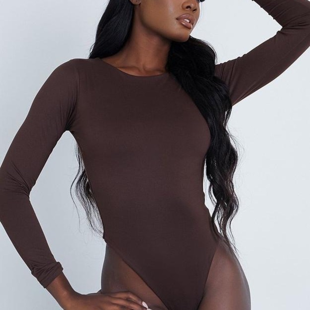 Chocolate Soft Double Layer Bodysuit